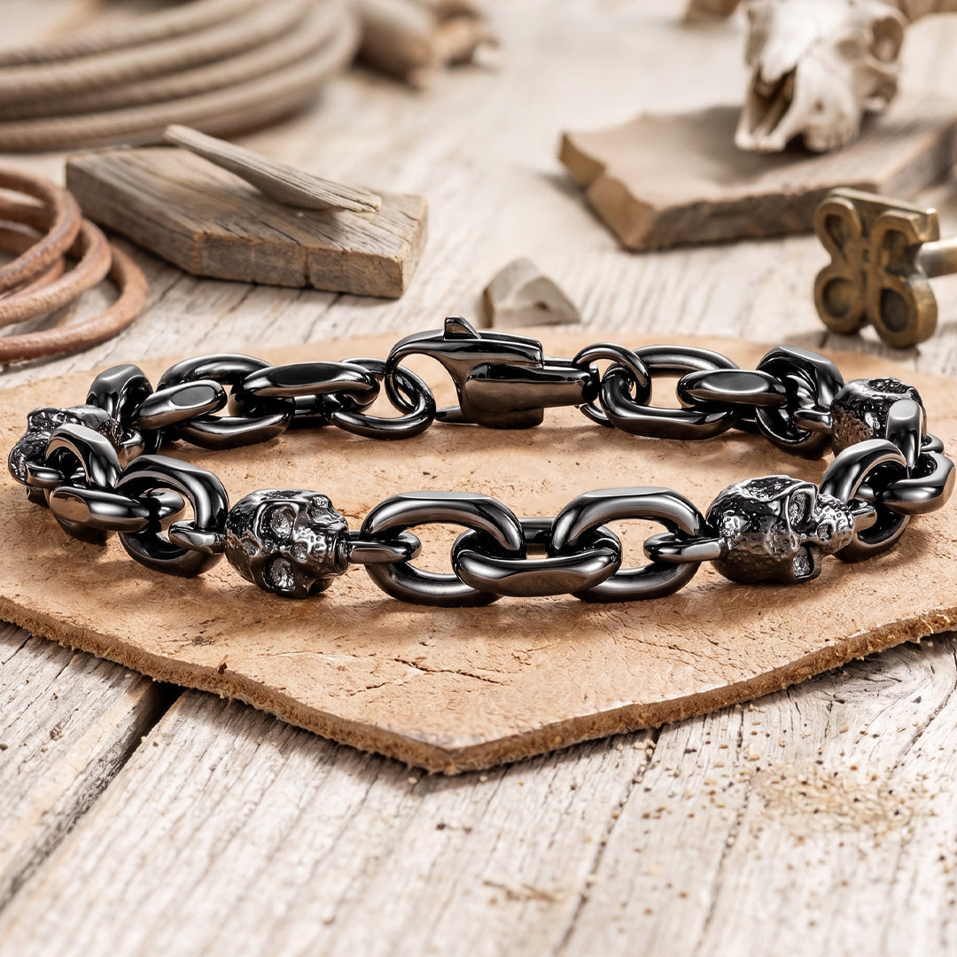 Tombstone Skull Chain
