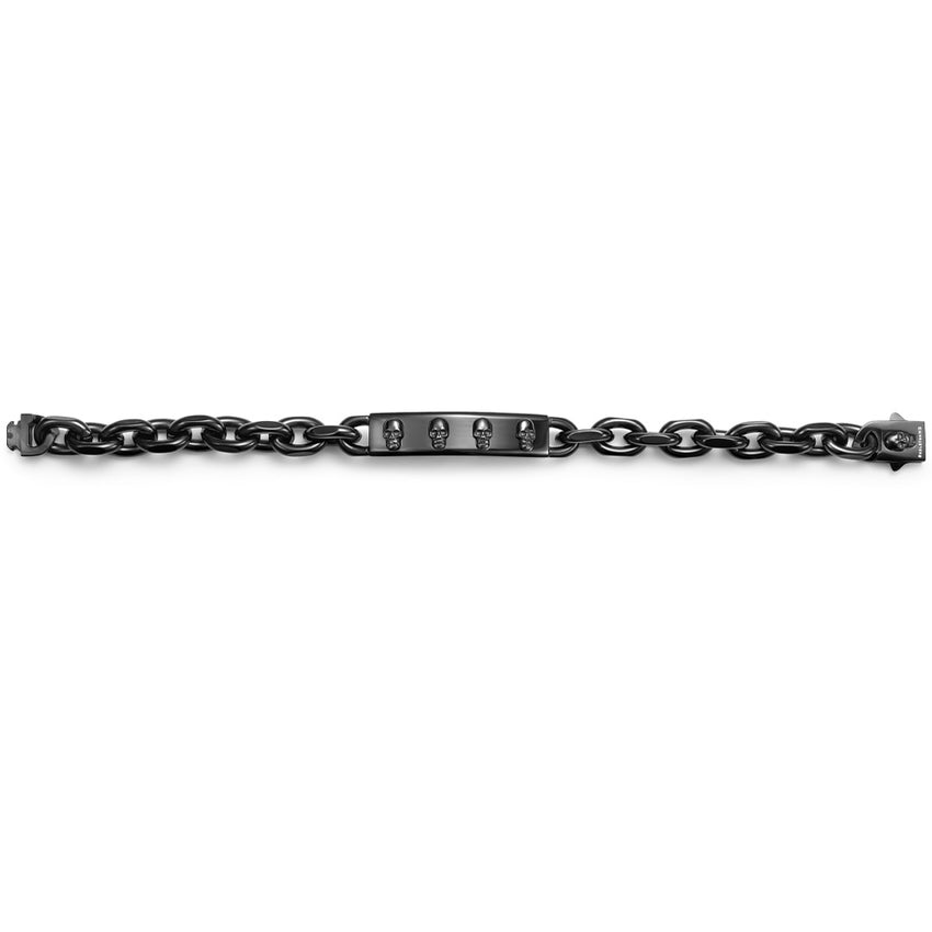 Black Anchor Skull Chain