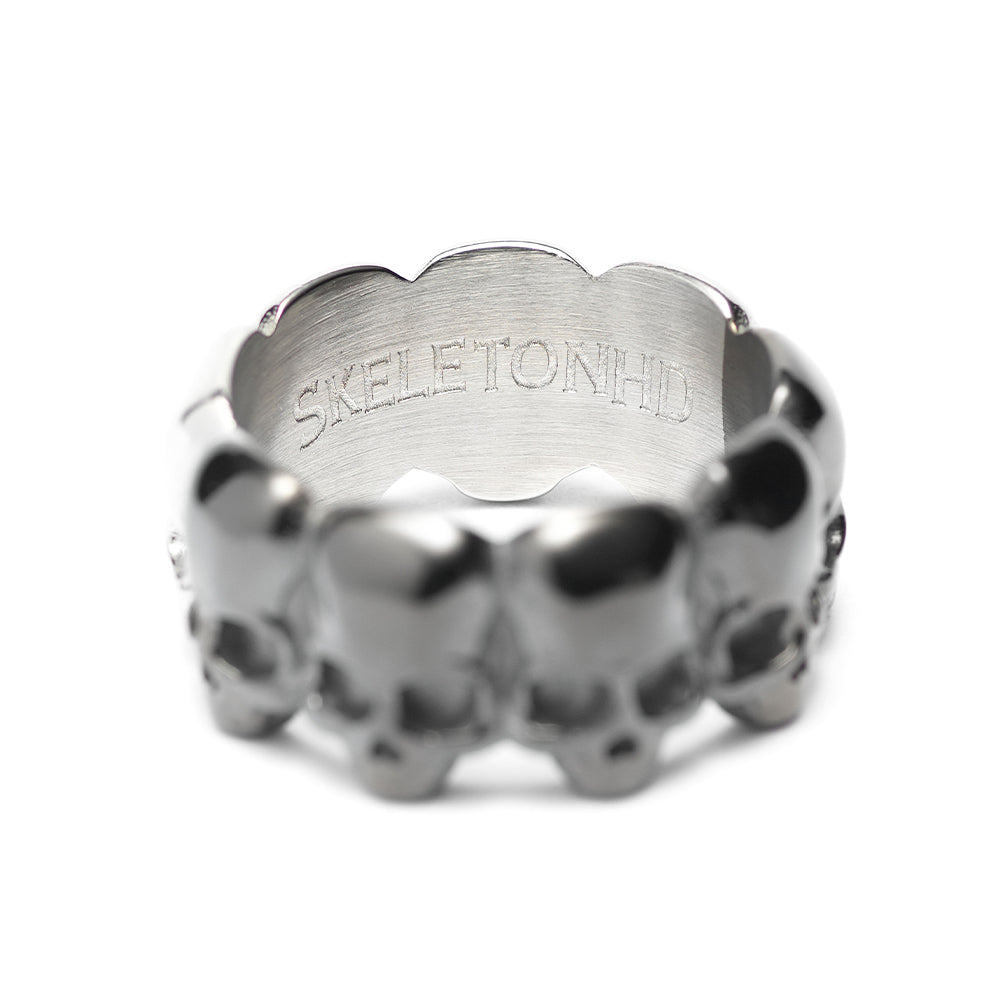 Bague Eclipse - Cercle de Crânes