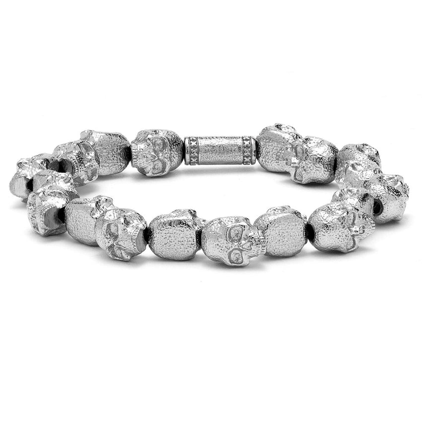 Empire - Silver All Skulls Bracelet (SMALL SIZE)