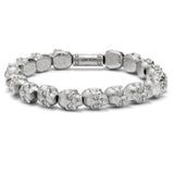 Empire - Silver All Skulls Bracelet (SMALL SIZE)