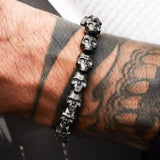 Skulls for Her | Stealth -  All Skulls Bracelet