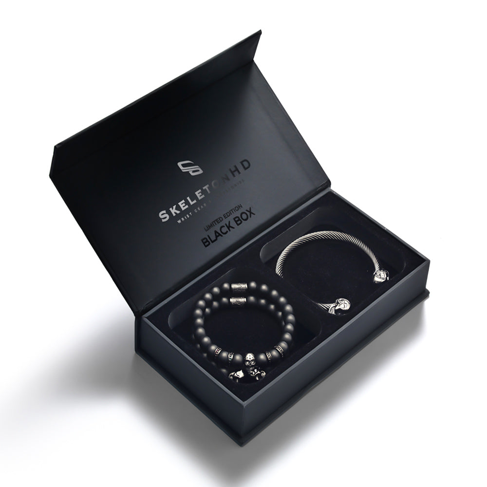 Storm Box - Jet Black Skulls for Men – SkeletonHD