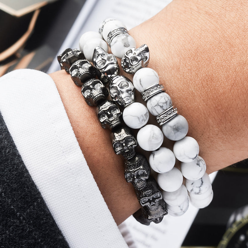 Skulls for Her | Stealth -  All Skulls Bracelet