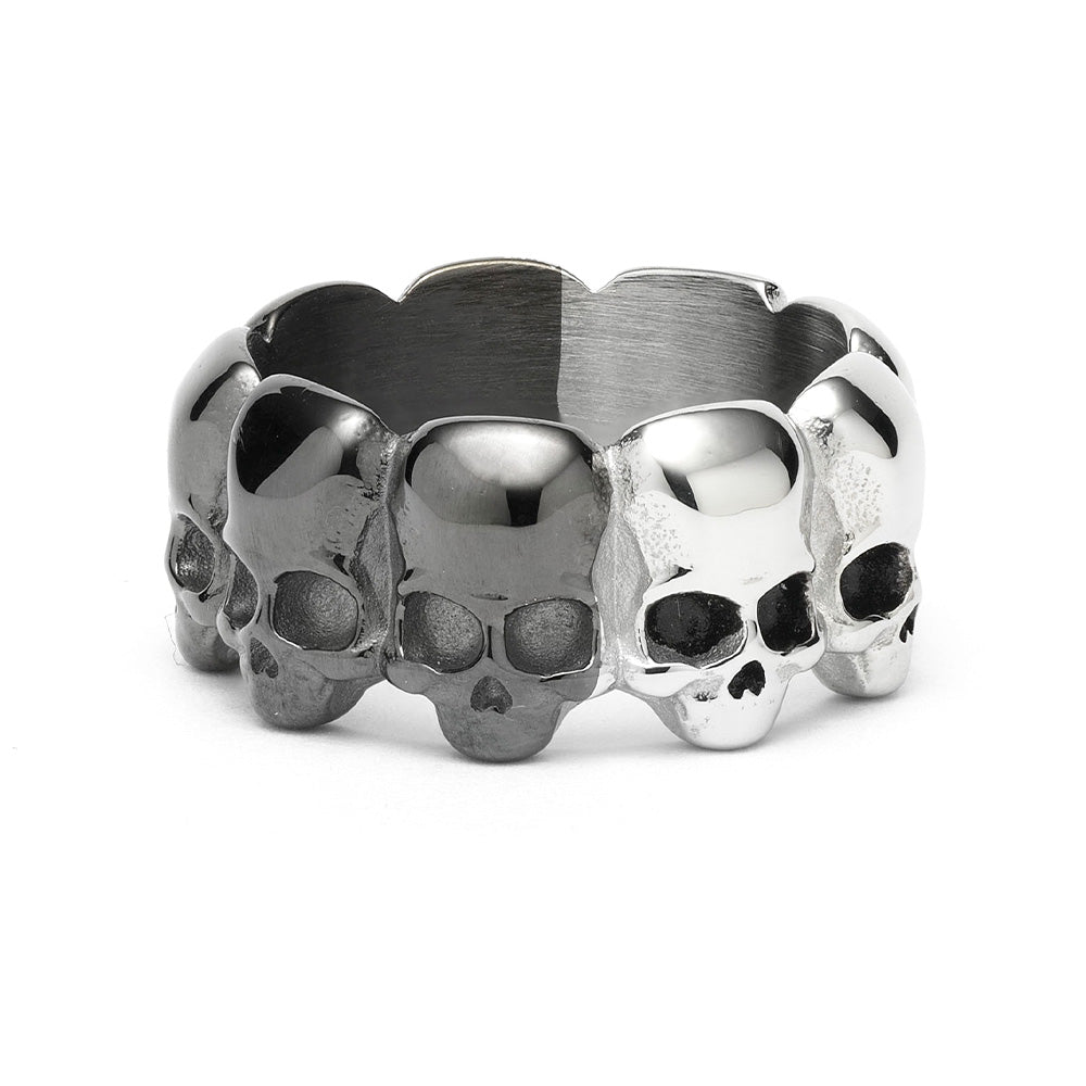Bague Eclipse - Cercle de Crânes