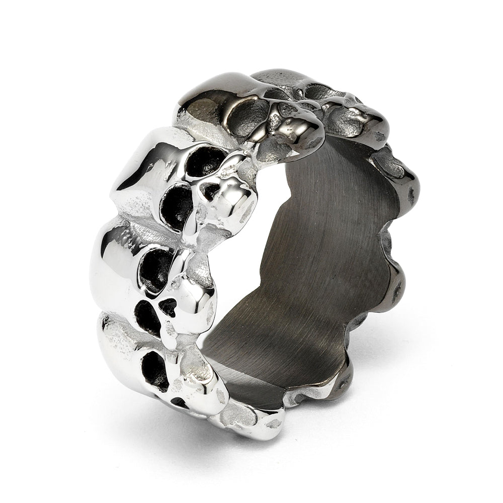 Bague Eclipse - Cercle de Crânes