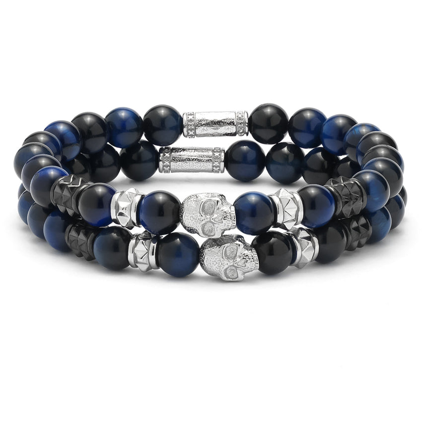 Skulls for Her | Electric Blue Stack