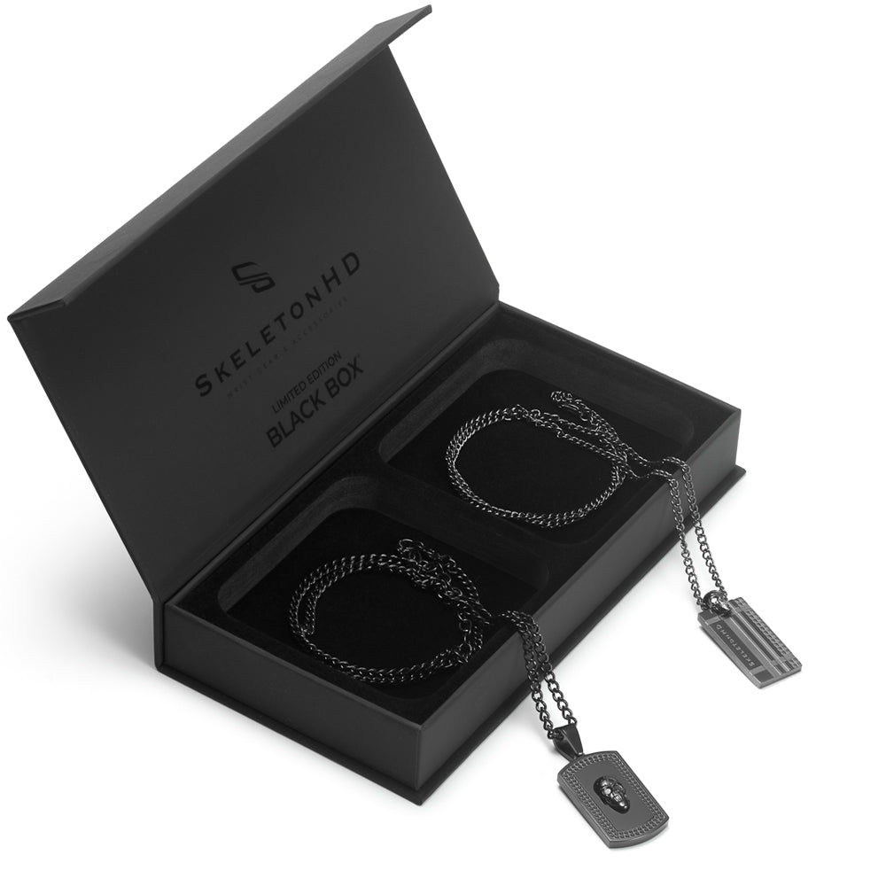 Coffret de chaînes de crâne de Mortador
